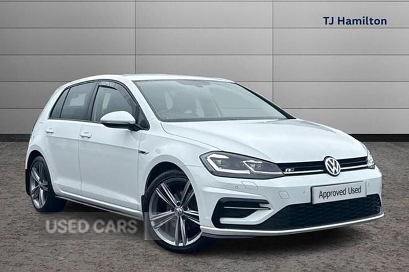 Used VW Golf VII R-line Edition 150 HP (110 kW) 2020 White Hatchback