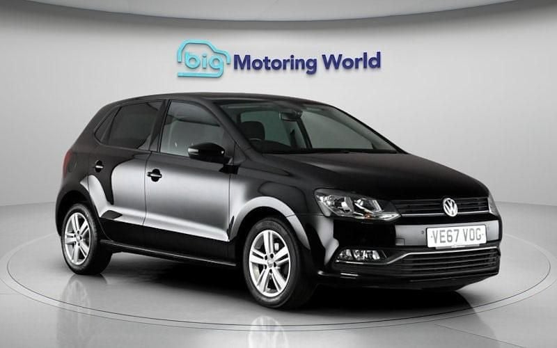 Used VW Polo Edition 75 HP (55 kW) 2017 Black Hatchback