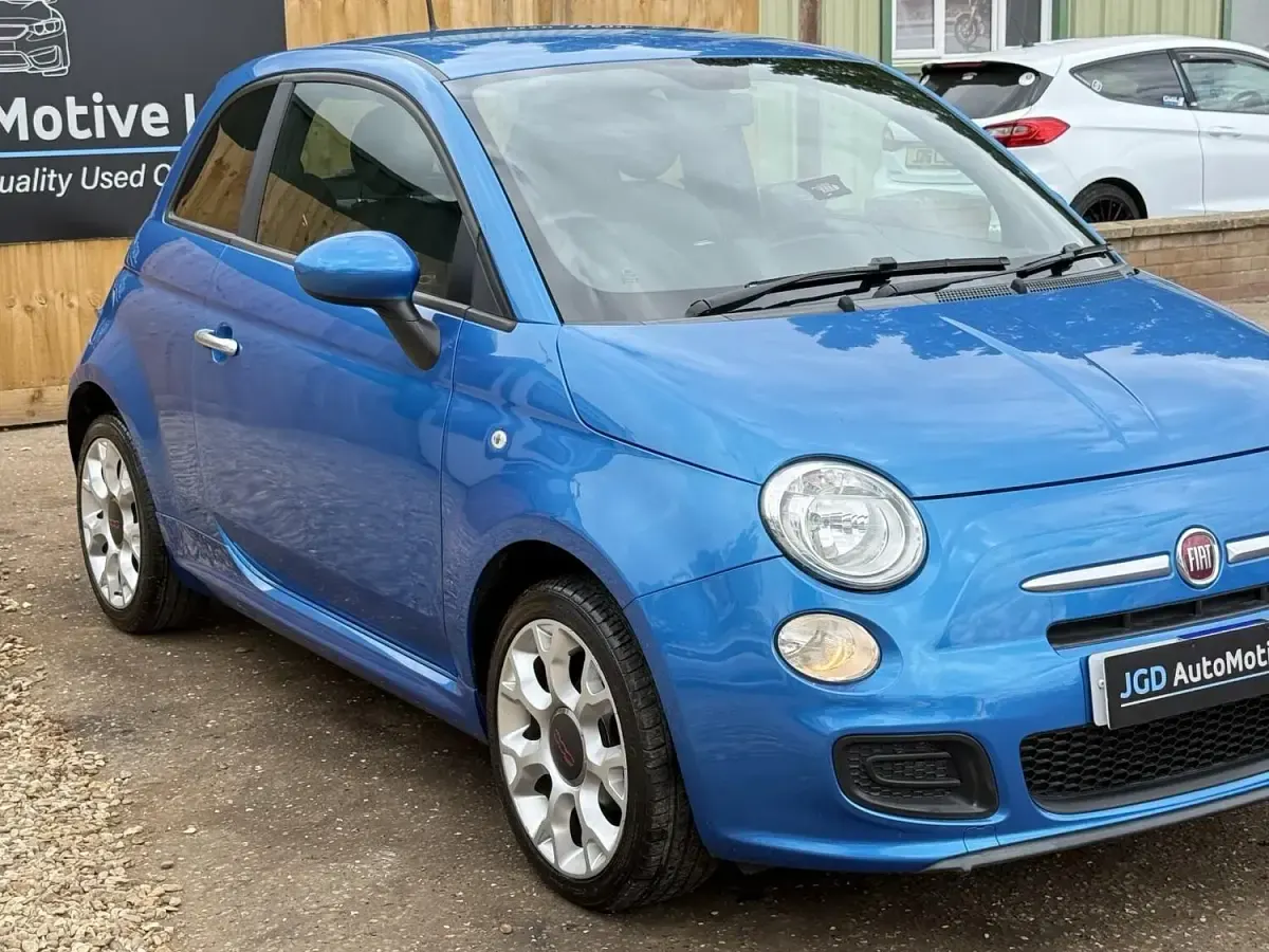 Used Fiat 500 S 69 HP (50 kW) 2014 Blue Hatchback