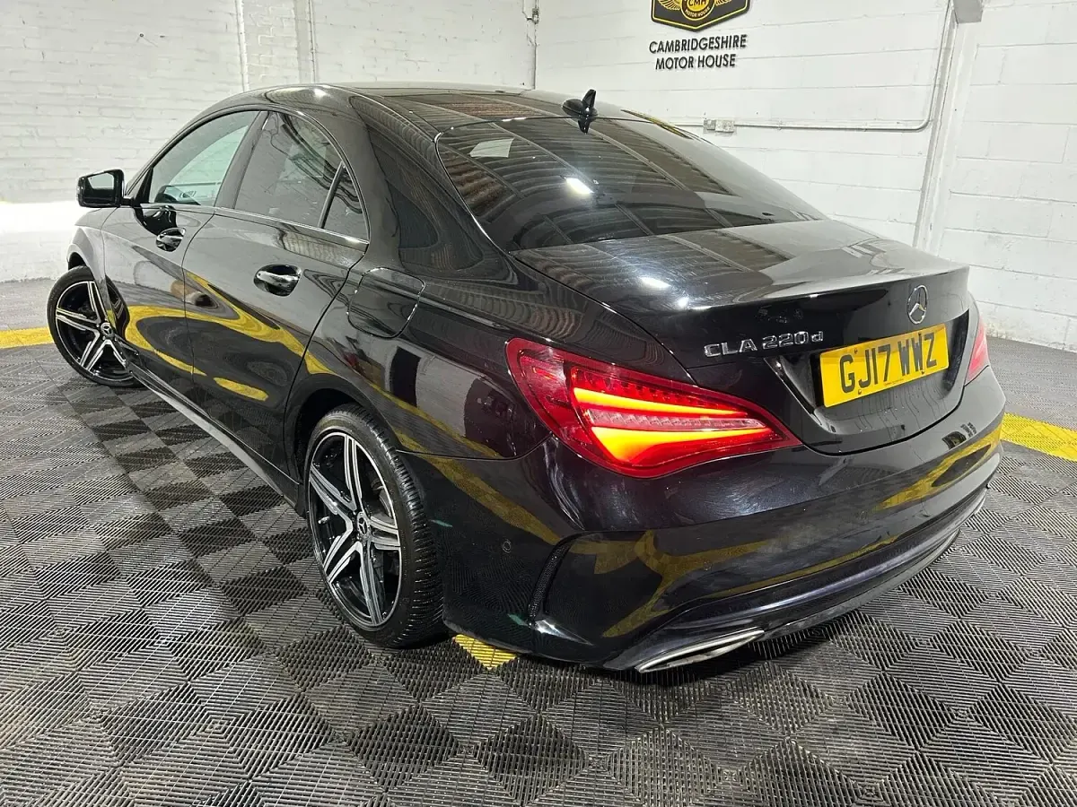 Used Mercedes CLA220 AMG line 2017 Black Sedan