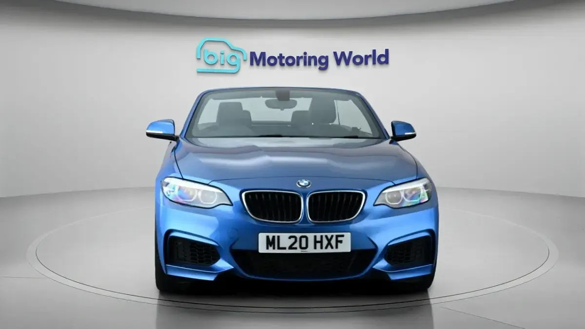 Used BMW 218 M Sport 136 HP (100 kW) 2020 Blue Cabriolet