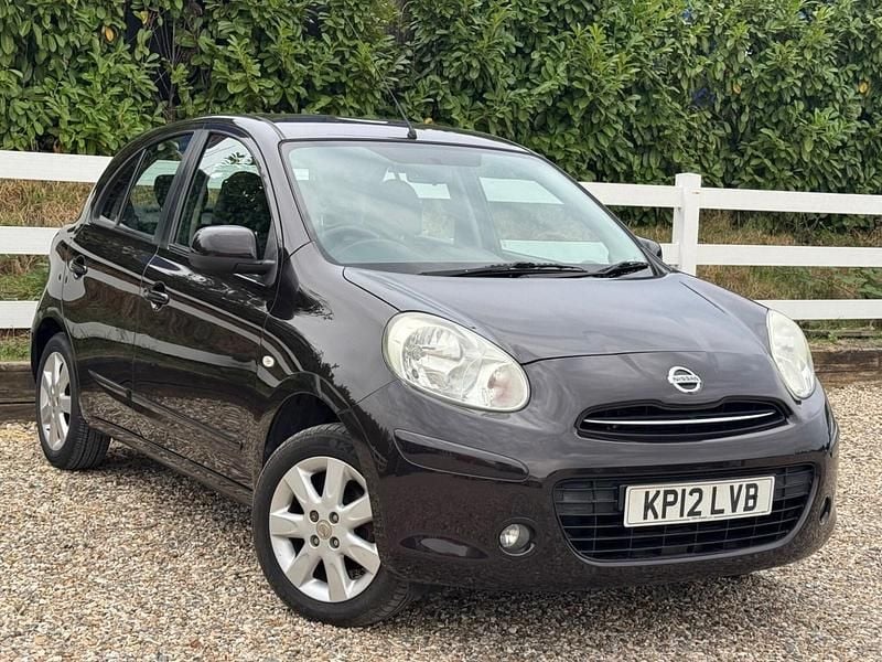 Black Used 2012 Nissan Micra Acenta Hatchback | £4,495 (Good price) - Image 1/4