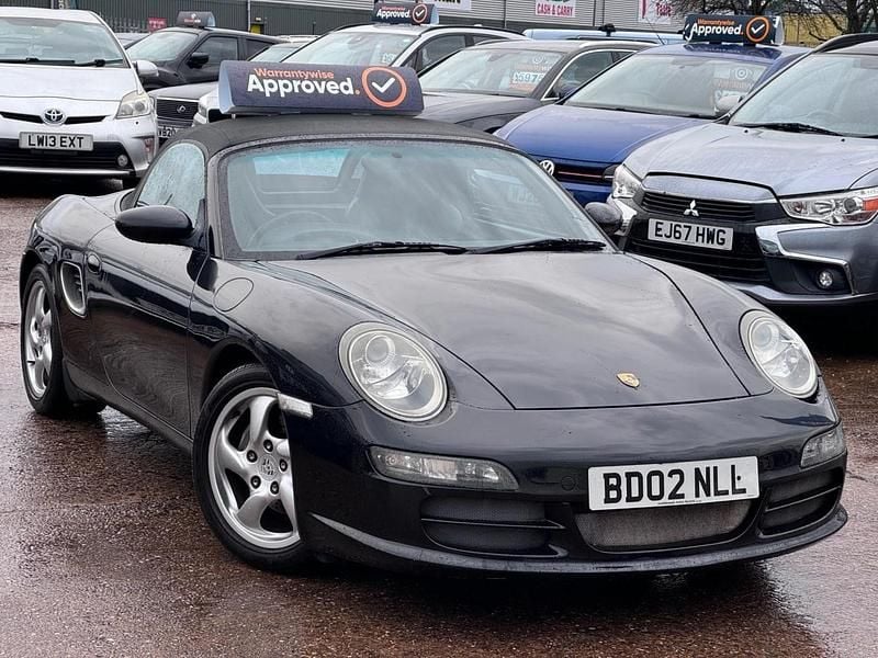 Black Used 2002 Porsche 986 Boxster Cabriolet | £5,975 (Fair price) - Image 1/3