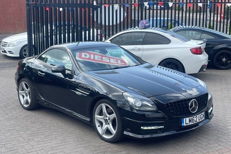 Black Used 2012 Mercedes SLK250 AMG Cabriolet | £6,499 (Fair price) - Image 1/1