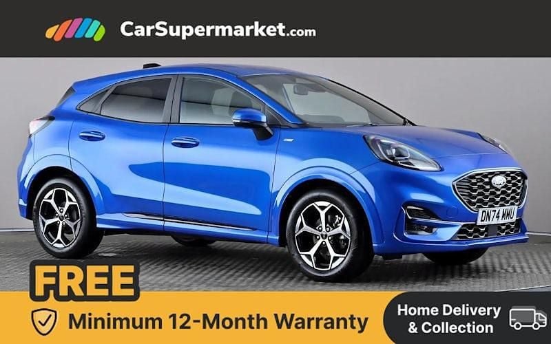 Blue Used 2024 Ford Puma ST-Line Hatchback | £19,397 (Fair price) - Image 1/4