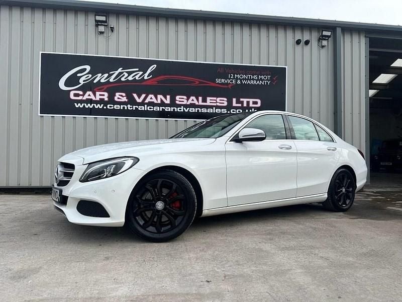 White Used 2016 Mercedes C220 Premium Sedan | £10,995 (A bit pricey) - Image 1/4