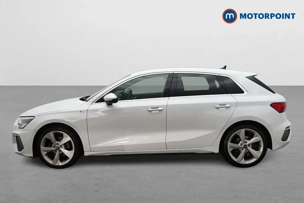 Used Audi A3 S-Line 2023 White Sedan