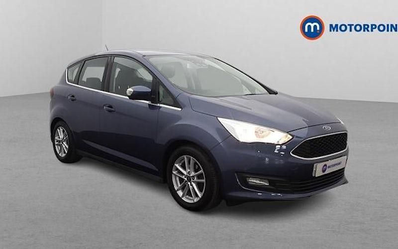 Used Ford C-MAX Zetec 101 HP (74 kW) 2019 Blue MPV