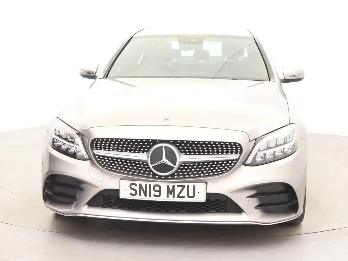 Used Mercedes C300 AMG line 2019 Silver Sedan