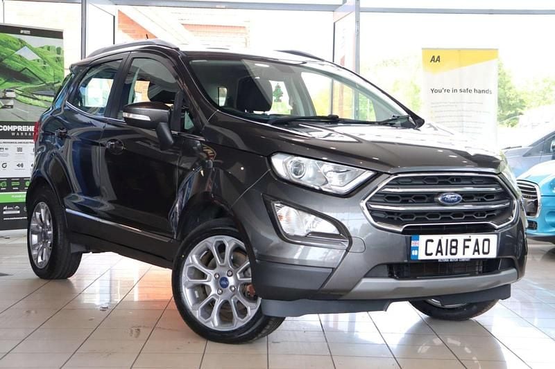 Grey Used 2018 Ford Ecosport Titanium SUV | £8,980 (Fair price) - Image 1/4