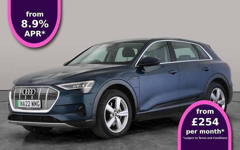 Blue Used 2022 Audi e-tron Advanced SUV | £18,538 (Good price) - Image 1/3