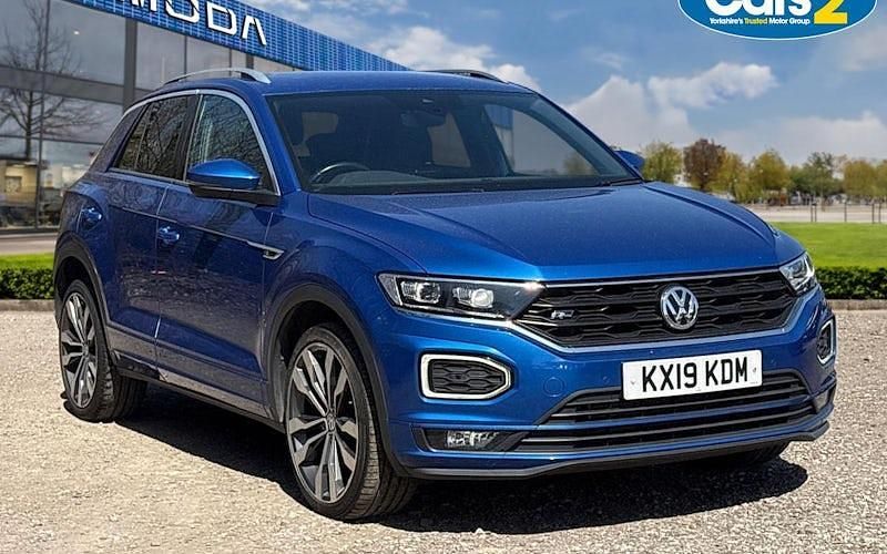Usado VW T-Roc R-line 150 HP (110 kW) 2019 Azul SUV