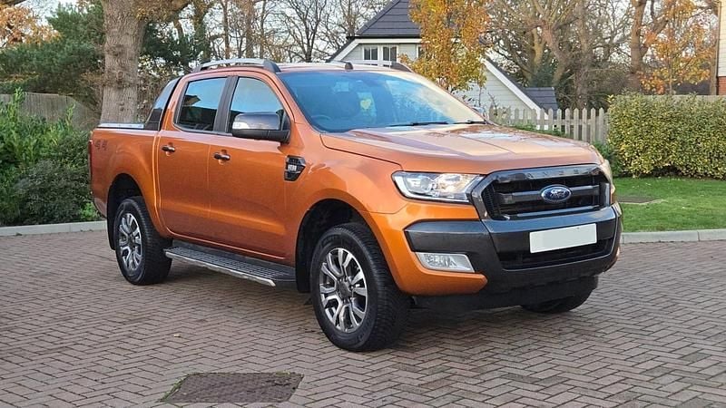 Orange Used 2017 Ford Ranger Wildtrack Pickup | £16,495 (Good price) - Image 1/4