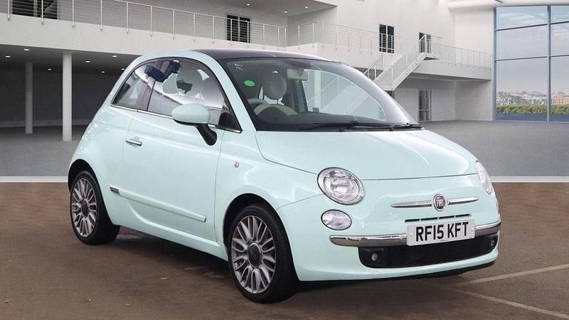 Used Fiat 500 Lounge 69 HP (50 kW) 2015 Green Hatchback