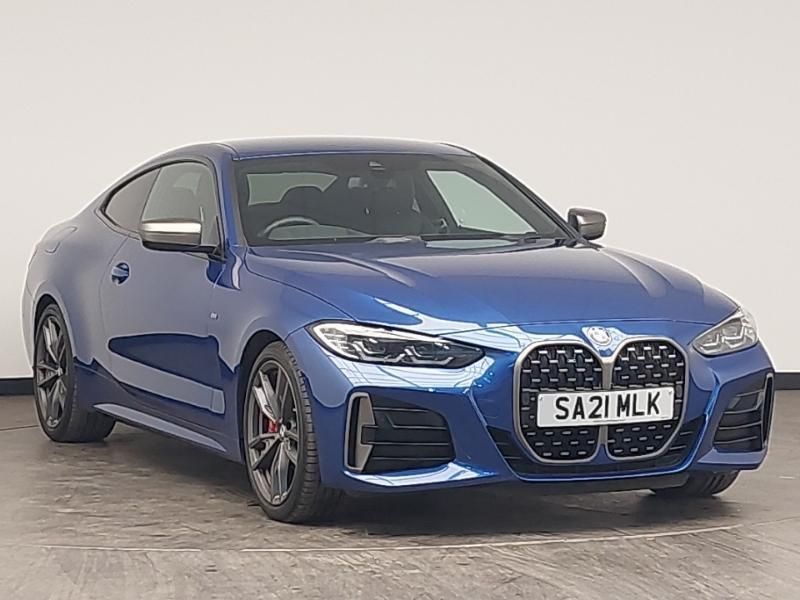 Blue Used 2021 BMW M440 M Sport Sedan | £33,898 (Fair price) - Image 1/4