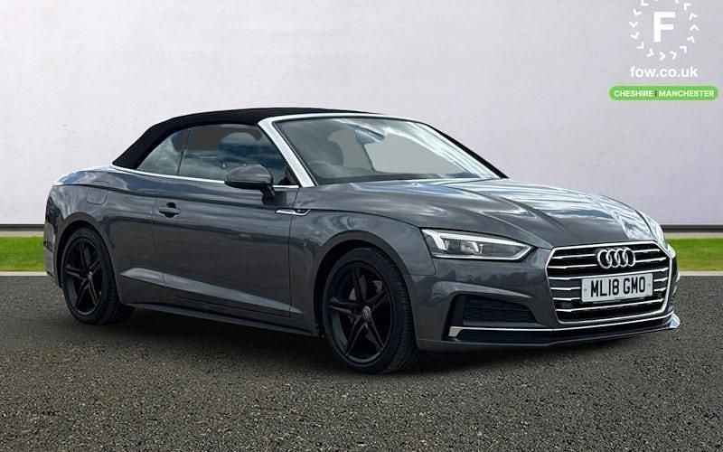 Grey Used 2018 Audi A5 Cabriolet S-Line Cabriolet | £17,199 (Fair price) - Image 1/3