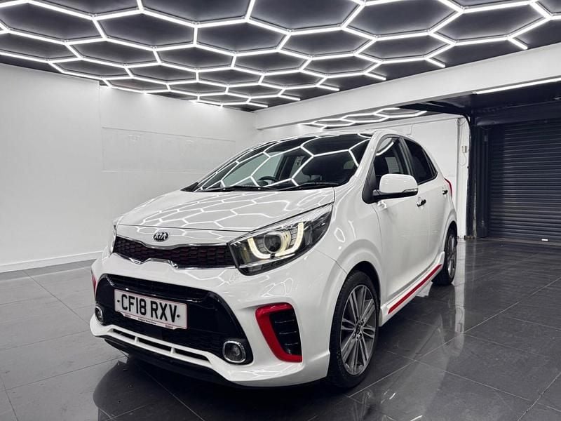 Used Kia Picanto GT-Line S 84 HP (61 kW) 2018 White Hatchback