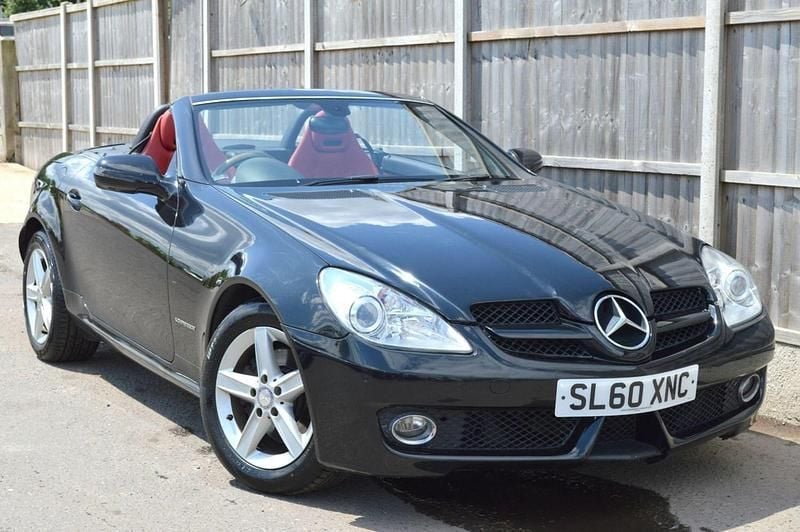 Black Used 2010 Mercedes SLK200 Cabriolet | £4,449 (Super price) - Image 1/4