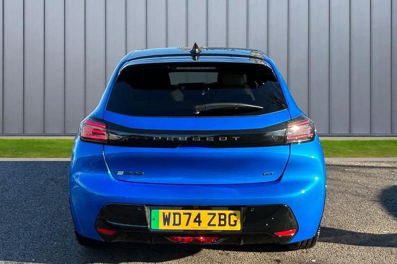 Used Peugeot e-208 GT 113 kW (154 HP) 2025 Blue Hatchback