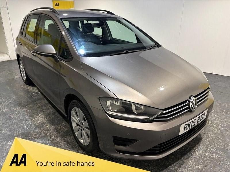 Grey Used 2015 VW Golf Sportsvan SE MPV | £7,290 (Fair price) - Image 1/3