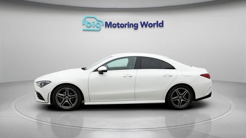 Used Mercedes CLA180 AMG line 136 HP (100 kW) 2021 White Sedan