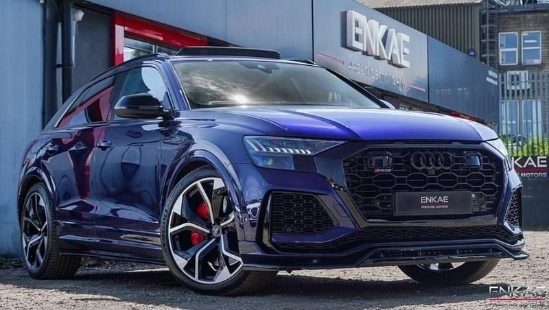 Blue Used 2021 Audi RS Q8 Advanced SUV | £70,995 (Good price) - Image 1/4