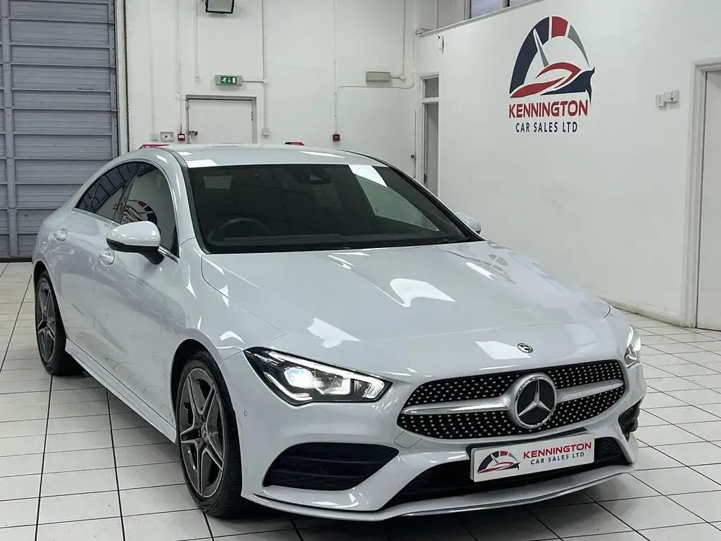 Used Mercedes CLA180 AMG line 2020 White Coupe