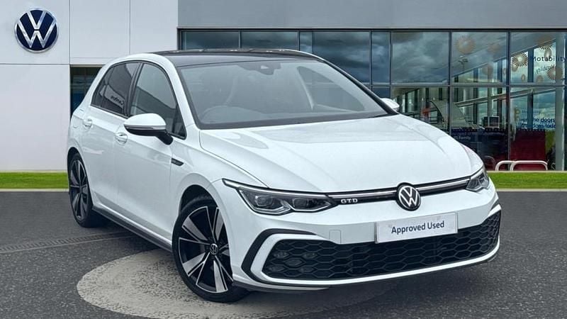 Used VW Golf VIII GTD 200 HP (147 kW) 2024 Pure white Hatchback