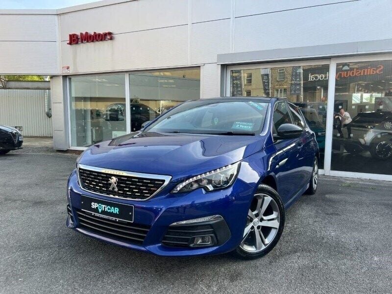 Blue Used 2020 Peugeot 308 GT-line Hatchback | £11,495 (Fair price) - Image 1/4