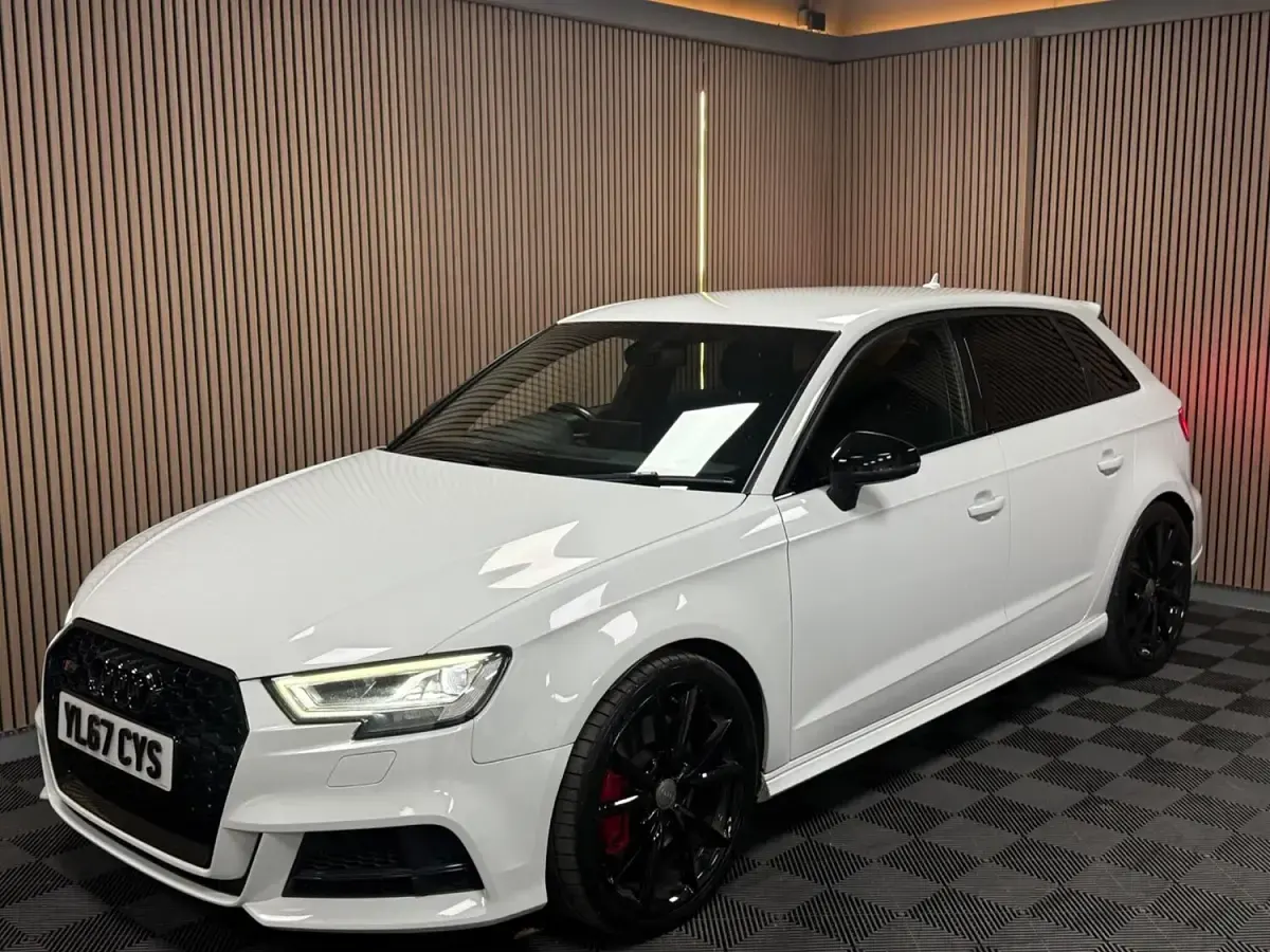 Used Audi S3 Sportback Black Edition 2018 White Hatchback