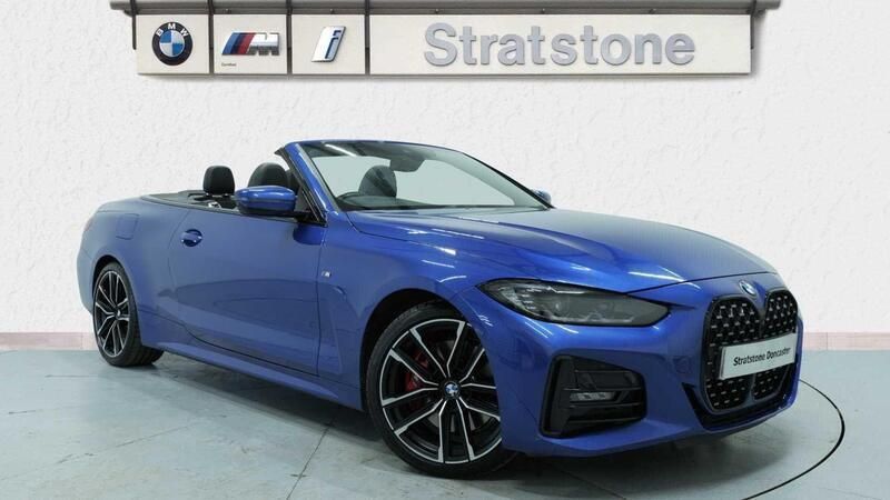 Blue Used 2021 BMW 420 M Sport Cabriolet | £26,564 (Fair price) - Image 1/3