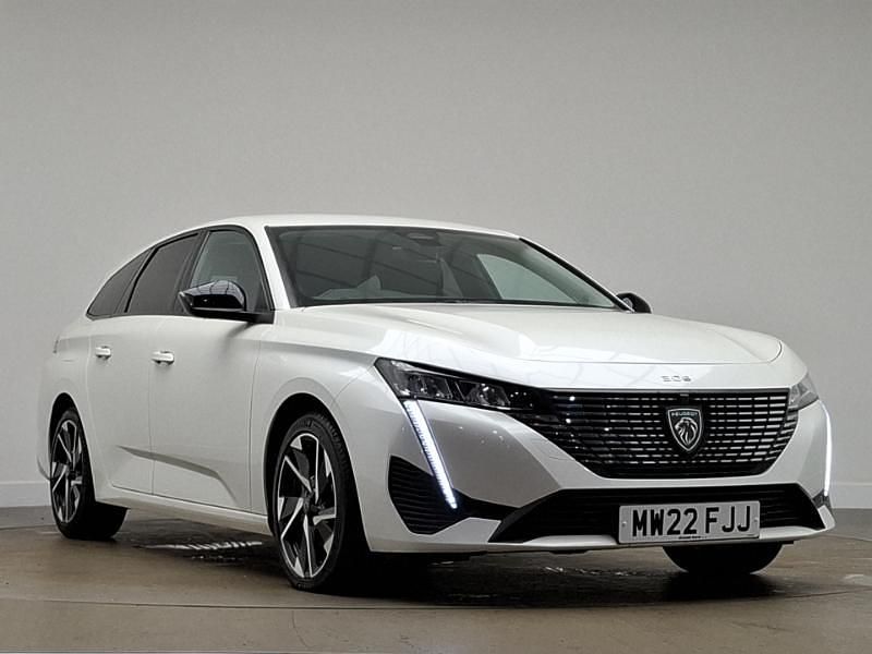 White Used 2022 Peugeot 308 Allure Premium Estate | £17,998 (Fair price) - Image 1/4