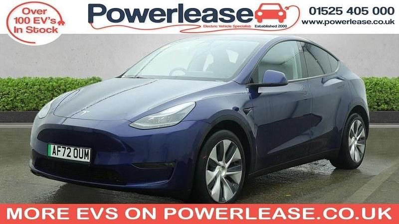 Usado Tesla Model Y Long Range AWD 282 kW (384 HP) 2022 Azul SUV