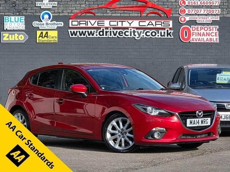 Red Used 2014 Mazda 3 Inclusive Hatchback | £8,795 (Fair price) - Image 1/3