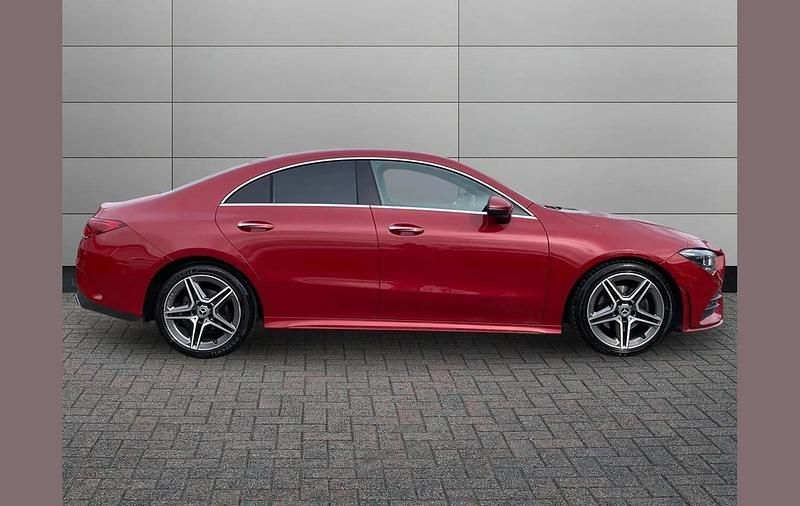 Used Mercedes CLA180 AMG Line Premium 136 HP (100 kW) 2021 Red Sedan