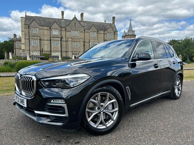 Saphire black metallic Used 2021 BMW X5 xLine SUV | £35,995 - Image 1/3