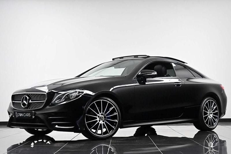 Used Mercedes E220 AMG Line Premium 194 HP (142 kW) 2018 Black Coupe