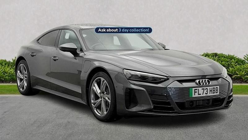 Grey Used 2023 Audi e-tron GT quattro Comfort Sedan | £44,991 (Fair price) - Image 1/4