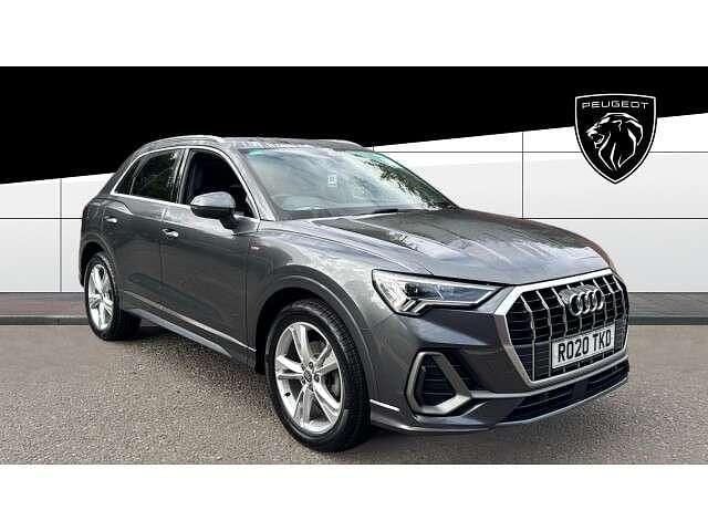 Grey Used 2020 Audi Q3 S-Line SUV | £21,836 (Fair price) - Image 1/4