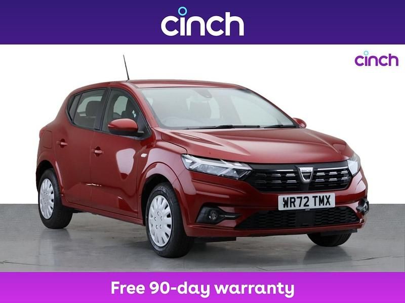 Red Used 2022 Dacia Sandero Comfort Hatchback | £10,739 (Fair price) - Image 1/3