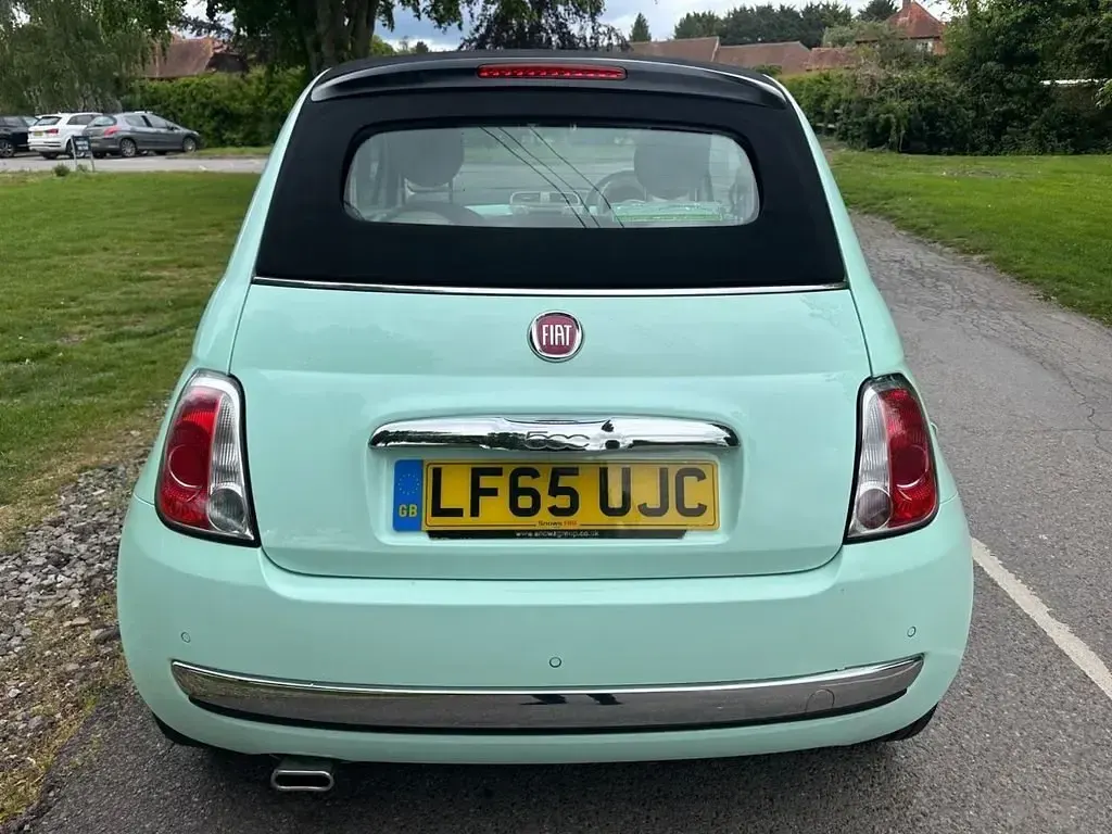 Second-hand Fiat 500C S 69 CP (50 kW) 2015 Verde Cabrio