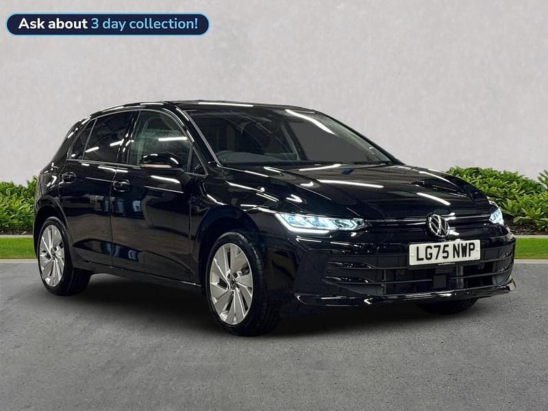 Black Used 2025 VW Golf VIII Match Hatchback | £26,450 (A bit pricey) - Image 1/4