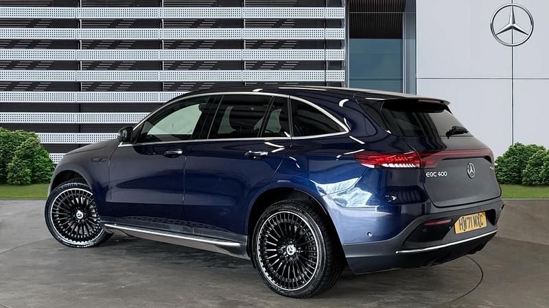 Used Mercedes EQC400 AMG Line Premium Plus 300 kW (408 HP) 2021 Blue SUV