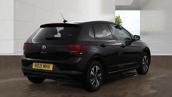 Used VW Polo Match 95 HP (69 kW) 2021 Black Hatchback