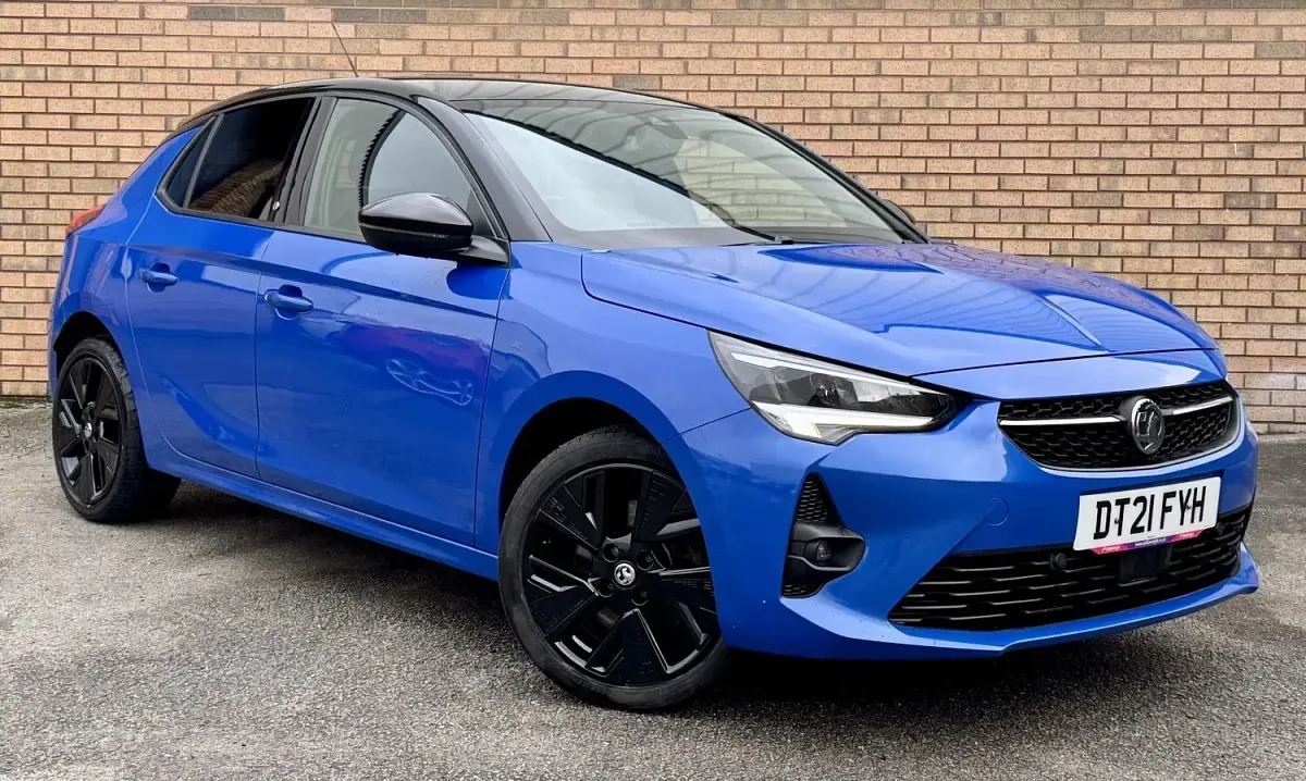 Used Vauxhall Corsa-e SRi 100 kW (136 HP) 2021 Blue Hatchback