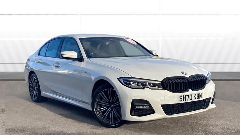White Used 2020 BMW 330e M Sport Sedan | £19,804 (Good price) - Image 1/3