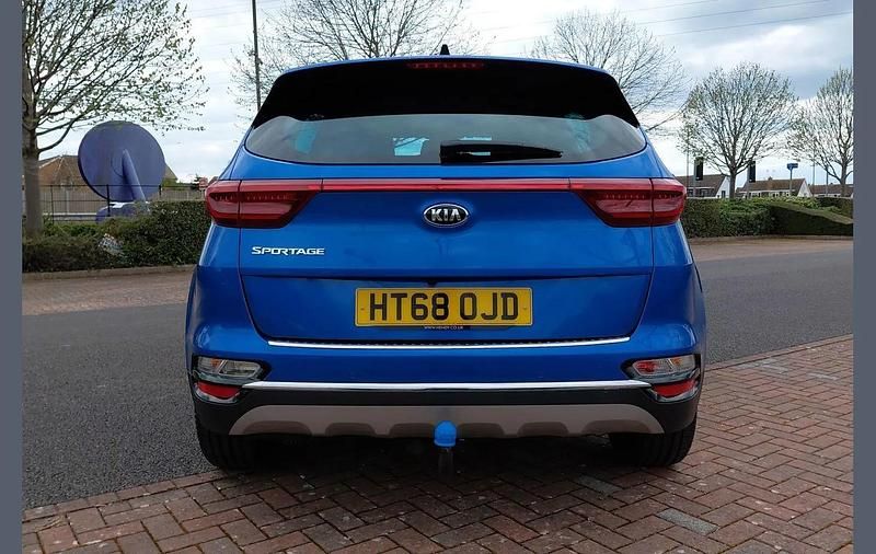 Used Kia Sportage 136 HP (100 kW) 2019 Blue SUV