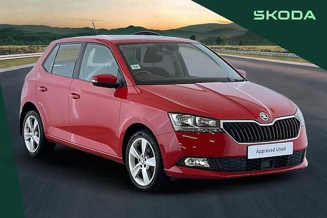 Corrida red Used 2019 Skoda Fabia Hatchback | £9,790 (Fair price) - Image 1/4