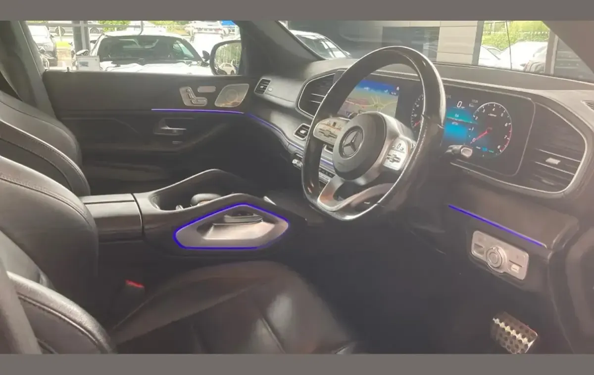 Used Mercedes GLE450 AMG AMG line 362 HP (266 kW) 2019 Blue SUV