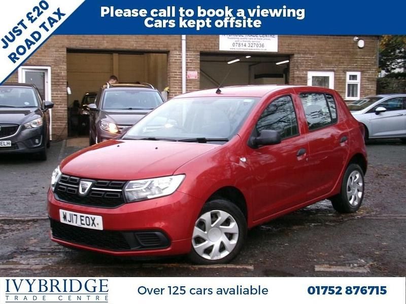 Red Used 2017 Dacia Sandero Ambiance Hatchback | £5,995 (Fair price) - Image 1/2